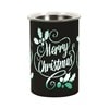 LED Melter Merry Christmas Black 12cm