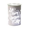 LED Melter Merry Christmas White 12cm