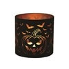 Tealight Wax Melter and Candle Holder - Black & Gold Silhouette Melter Pumpkin