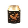 Tealight Wax Melter and Candle Holder - Black & Gold Silhouette Melter Witch