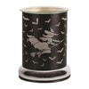 Electric Wax Melter Touch - Black Silhouette Witch 17cm