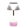 Lined Shade LED Colour Changing Glitter Lamp 15 x 28cm