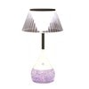 Lined Shade LED Colour Changing Glitter Lamp 15 x 28cm