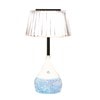 Pleated Shade LED Colour Changing Glitter Lamp 15 x 28cm