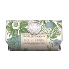 Cotton & Linen Bath Soap Bar by Michel Design Works