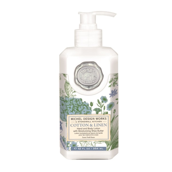 Cotton & Linen Hand and Body Lotion by Michel Design Works