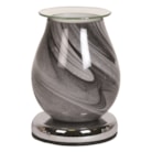 Electric Wax Melter Touch - Grey Swirl Oval 16cm