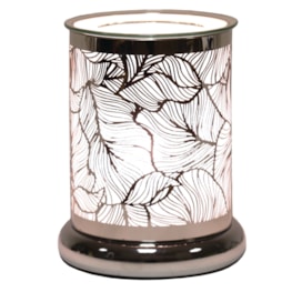 Electric Wax Melter Touch - Silver Silhouette Botanicals 17cm