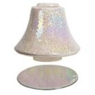 Jar Shade & Tray Set - Pearl Crackle