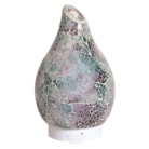 LED Ultrasonic Diffuser - Teal Crackle 23cm