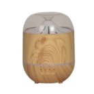 LED Ultrasonic Diffuser - Clear Dome Light Wood 15cm