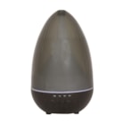 LED Ultrasonic Diffuser - Smoked Oval Dome Dark Wood 19cm