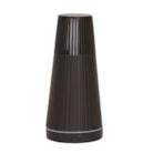 LED Ultrasonic Diffuser - Ridged Chimney Dark Wood 21cm