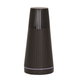 LED Ultrasonic Diffuser - Ridged Chimney Dark Wood 21cm