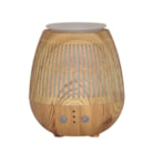 LED Ultrasonic Diffuser - Bulb Grill Light Wood 16cm