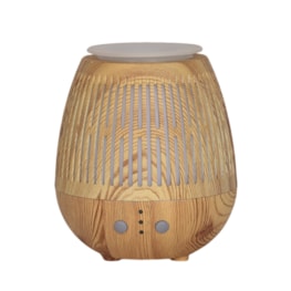 LED Ultrasonic Diffuser - Bulb Grill Light Wood 16cm