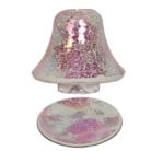 Jar Shade & Tray Set - Pink Crackle