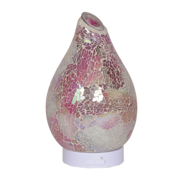 LED Ultrasonic Diffuser - Pink Crackle 23cm