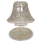 Jar Shade & Tray Set - Champagne Crackle