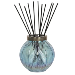 Aqua Lustre large Glass Reed Diffuser Bottle & 50 Fibre Reeds