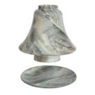 Jar Shade & Tray Set - Jade Marble