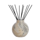 Grigio Marble Large Glass Reed Diffuser Bottle & 50 Fibre Reeds