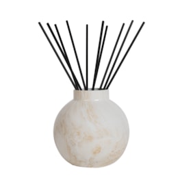 Valencia Marble Large Glass Reed Diffuser Bottle & 50 Fibre Reeds