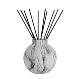 Noir Marble Large Glass Reed Diffuser Bottle & 50 Fibre Reeds