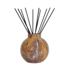 Breccia Marble Large Glass Reed Diffuser Bottle & 50 Fibre Reeds