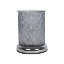 Electric Wax Melter Touch - Grey Glass Leaf 16cm