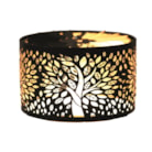 Carousel Shade Metal Silhouette - Black & Gold Tree of Life 13cm