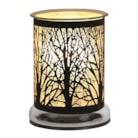 Electric Wax Melter Touch - Black Silhouette Forest 17cm