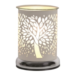 Electric Wax Melter Touch - White Silhouette Tree Of Life 17cm