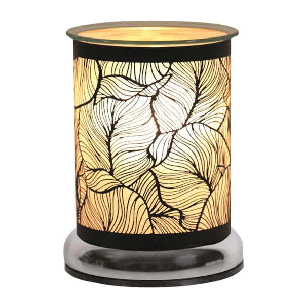 Electric Wax Melter Touch - Black Silhouette Botanicals 17cm