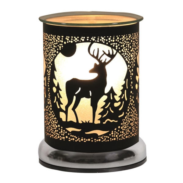 Electric Wax Melter Touch - Black Silhouette Stag 17cm