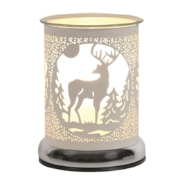 Electric Wax Melter Touch - White Silhouette Stag 17cm