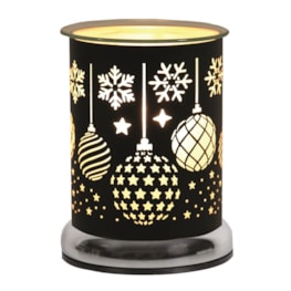 Electric Wax Melter Touch - Black Silhouette Baubles 17cm