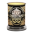 Electric Wax Melter Touch - Black Silhouette Merry Christmas 17cm