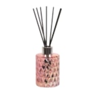 Pink Lustre Glass Reed Diffuser Bottle & 50 Fibre Reeds