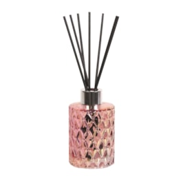 Pink Lustre Glass Reed Diffuser Bottle & 50 Fibre Reeds