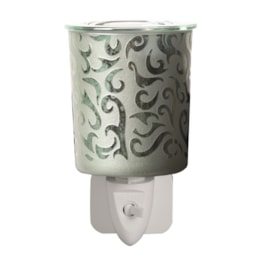 Wax Melter Plug In - Green Swirl 13cm