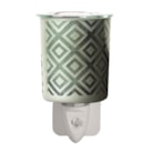 Wax Melter Plug In - Green Diamond 13cm