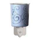 Wax Melter Plug In - Blue Swirl 13cm