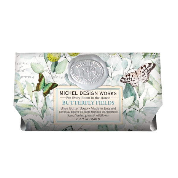 Butterfly Fields Bath Soap Bar by Michel Design Works