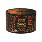 Carousel Shade Metal Silhouette - Black and Gold Owl 13cm