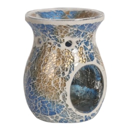 Wax Melter - Blue and Gold Crackle