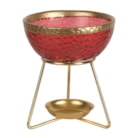 Bowl Wax Melter Red 11cm