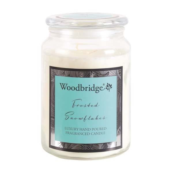 Frosted Snowflakes - Candle Jar 650g