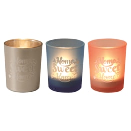 Home Sweet Home Tealight Votive Holders Set3