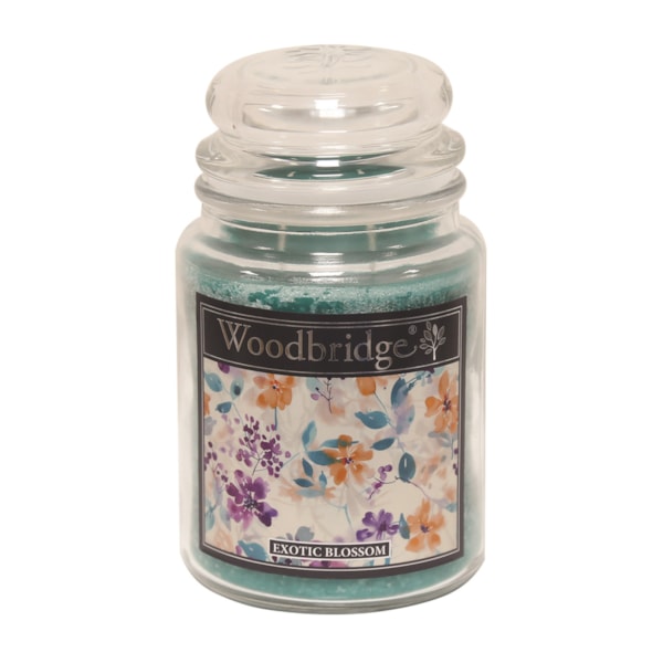 Exotic Blossom Woodbridge Large Scented Candle Jar